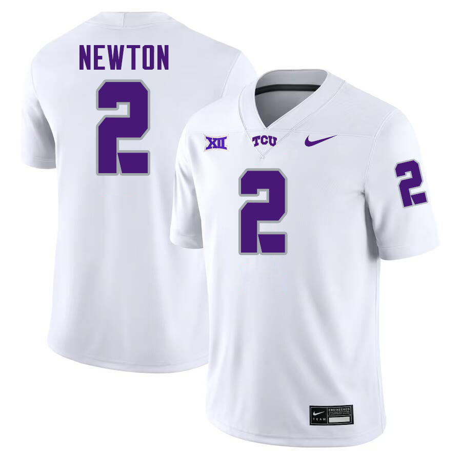 #2 Josh Newton TCU Jersey,Texas Christian University Horned Frogs Football Jersey-White